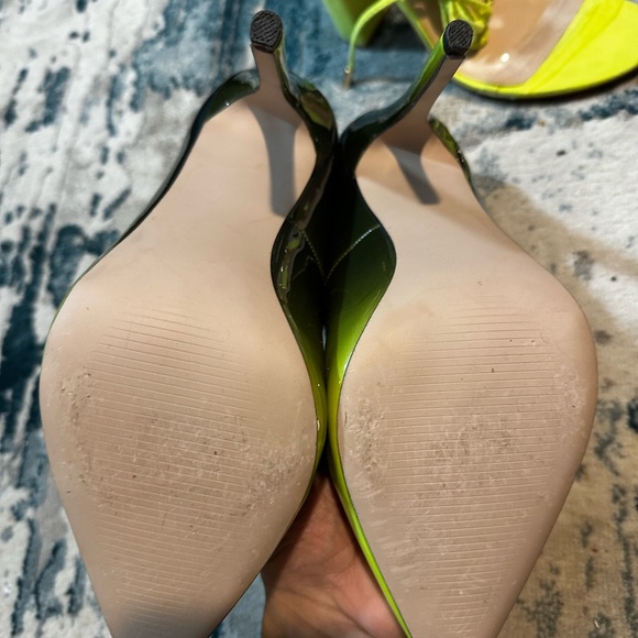 Fashion Nova Neon Yellow Heels Set lot - Picture 5 of 12